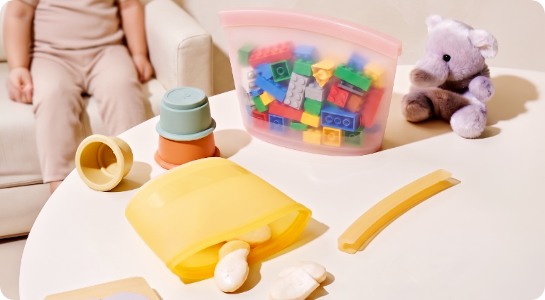 Double-Lock Silicone Zipper Bag image 3